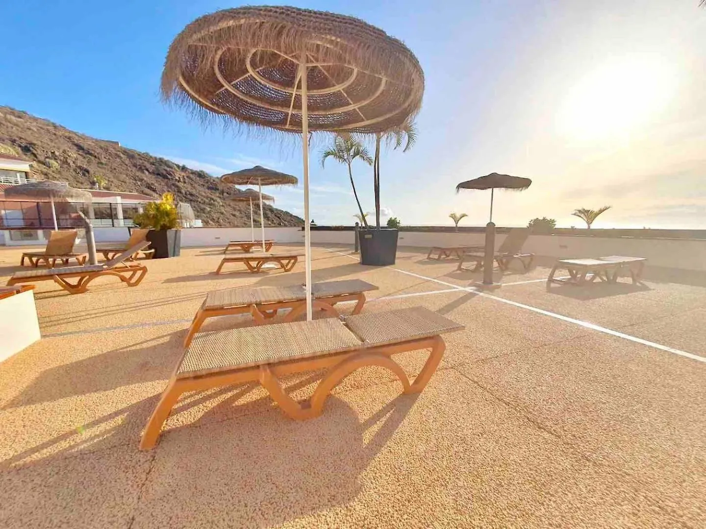 Ocean View, Two Bedroom Apartment With Heated Pool In Sunset Complex Costa Adeje  Spain