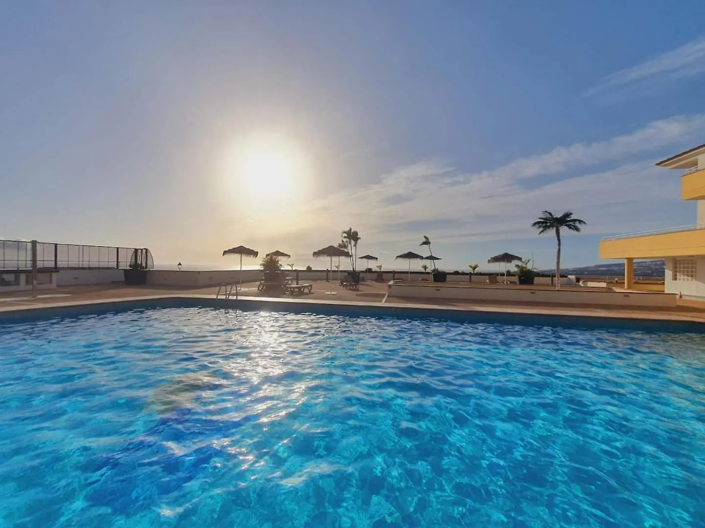 Ocean View, Two Bedroom Apartment With Heated Pool In Sunset Complex Costa Adeje  Costa Adeje (Tenerife)