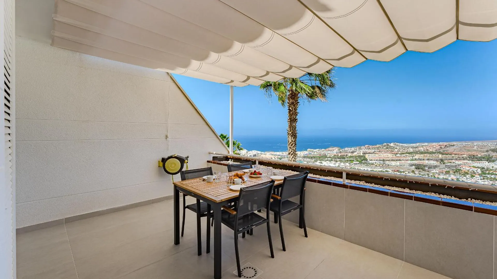 Ocean View, Two Bedroom Apartment With Heated Pool In Sunset Complex Costa Adeje  Spain