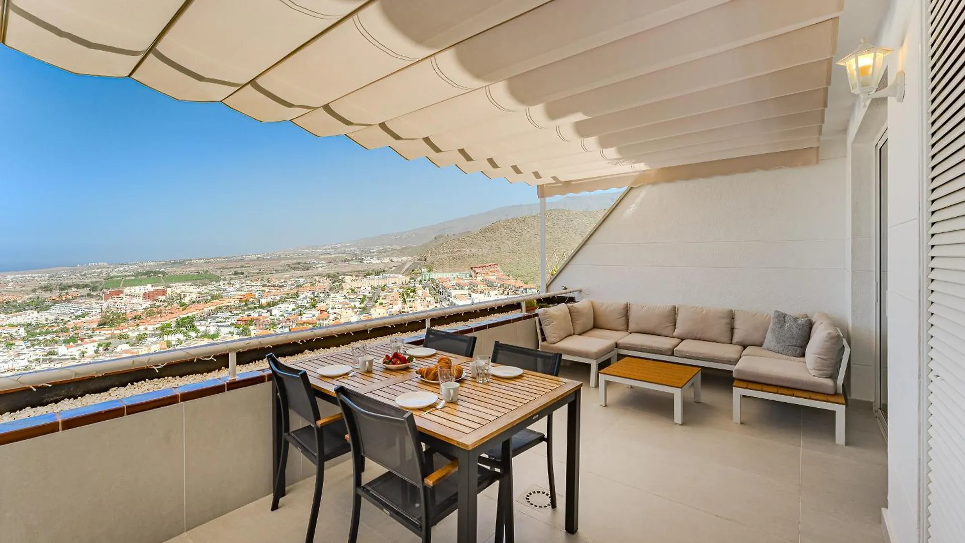 Ocean View, Two Bedroom Apartment With Heated Pool In Sunset Complex Costa Adeje  0*, Costa Adeje (Tenerife) Spain